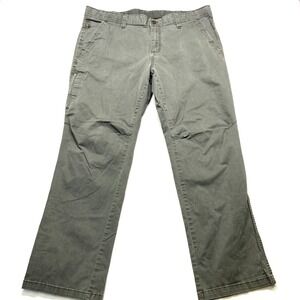 Weatherproof Utility Pants Men 40X32 Military Green Stretch Pockets Straight Leg